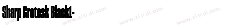 Sharp Grotesk Black1字体转换 Sharp Grotesk Black1字体转换